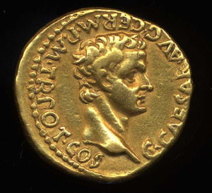 Obverse image of a coin of Caligula