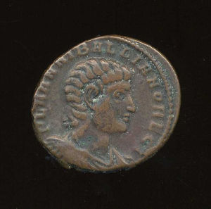 Obverse image of a coin of Hannibalianus