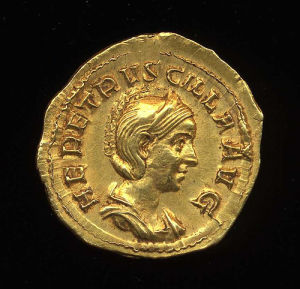 Obverse image of a coin of Herennia Etruscilla