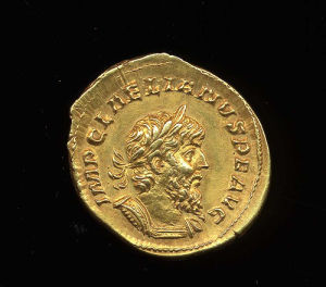 Obverse image of a coin of Laelianus