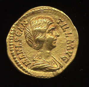 Obverse image of a coin of Manlia Scantilla