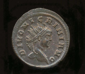 Obverse image of a coin of Nigrinian