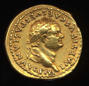 Obverse image of a coin of Titus