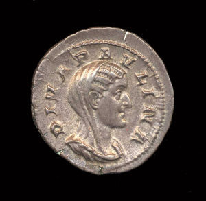 Obverse image of a coin of Paulina