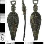 Copper alloy Roman nail cleaner found in Bedfordshire (BUC85FC3D). Copyright: Portable Antiquities Scheme, CC-BY Licence