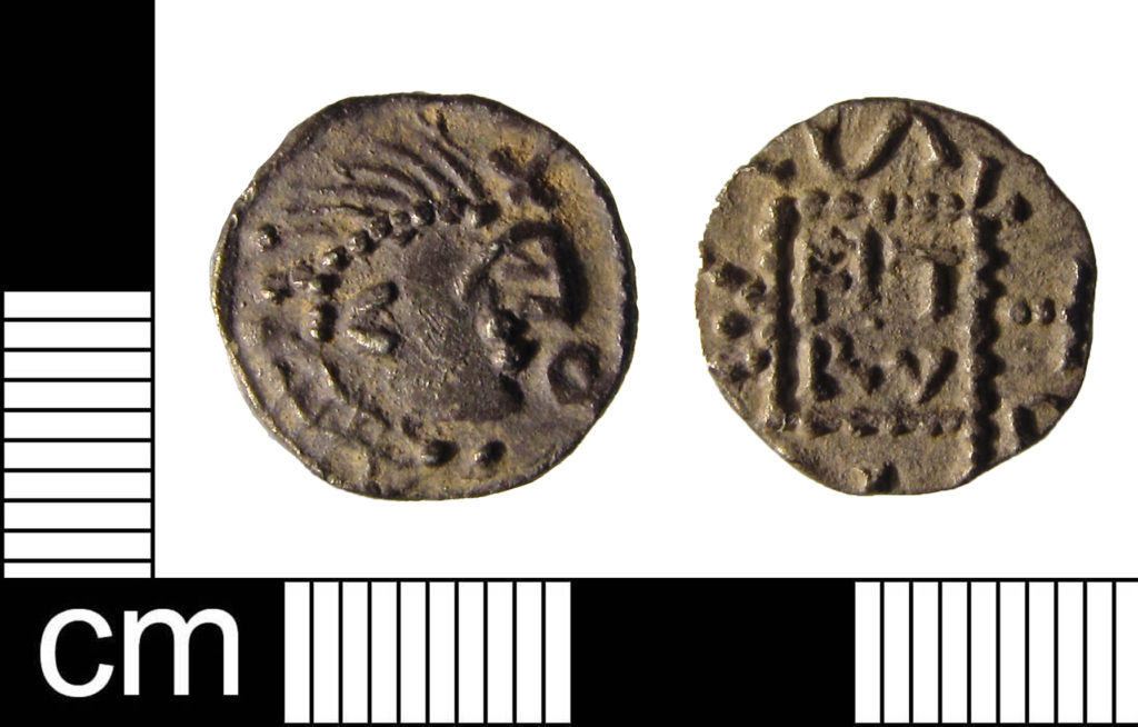 Early Medieval Saroaldo sceat (ESS-CCD2B1 )