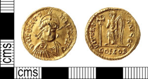 Roman Gold Solidus of Julius Nepos