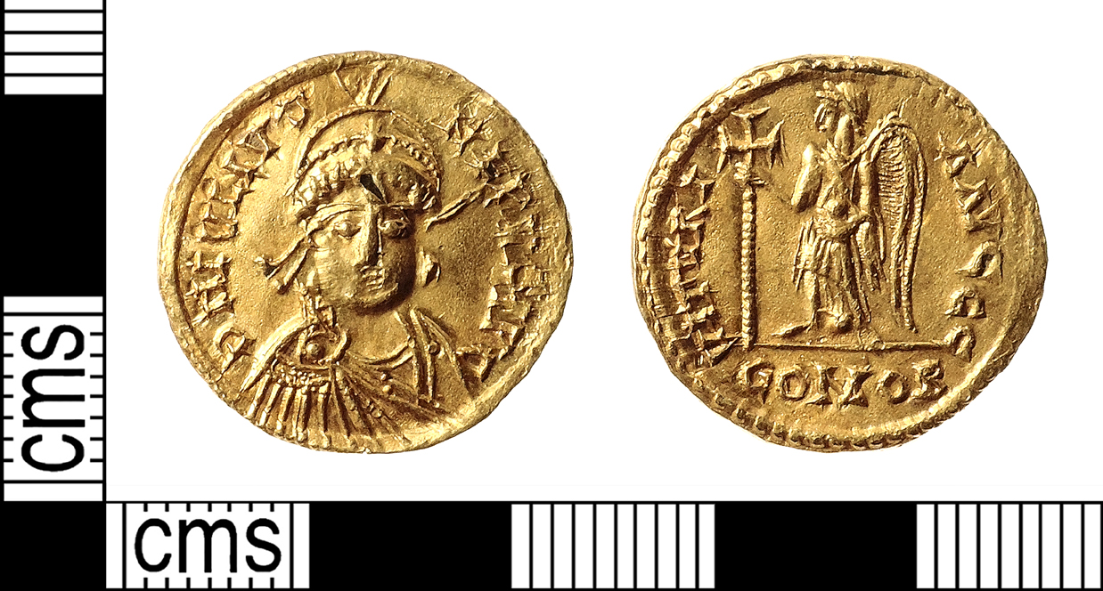 Roman Gold Solidus of Julius Nepos