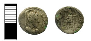 Roman Civil Wars denarius