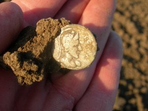 Roman Civil Wars denarius