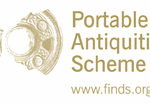 The logo of the Portable Antiquities Scheme featuring a fragmentary anglo-saxon disc brooch