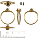 Medieval gold finger ring found in Sussex (SUSS-8219A6). Copyright: Sussex Archaeological Society, CC-BY Licence.