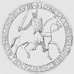 Great seal of King John (reverse)