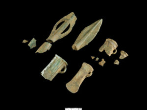 Late Bronze Age bronze tool and weapon hoard found in Trevethin, South Wales