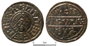 Penny of Alfred the Great's first coinage, c. 871-875 (PUBLIC-A00281)